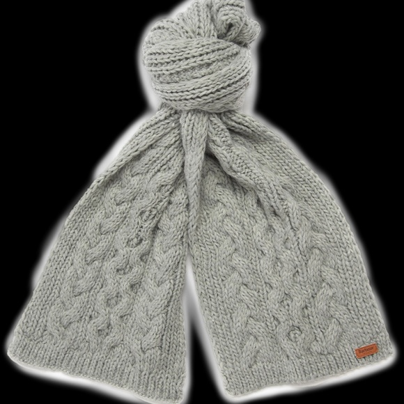 NWT BARBOUR Penshaw scarf & beanie set - grey - Picture 2 of 3